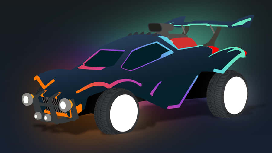 Octane Flat Vector Rocket League 4k Wallpaper