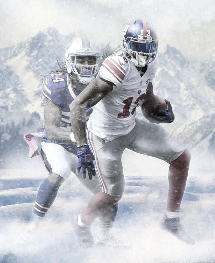 Odell Beckham Jr Snow Edit Wallpaper