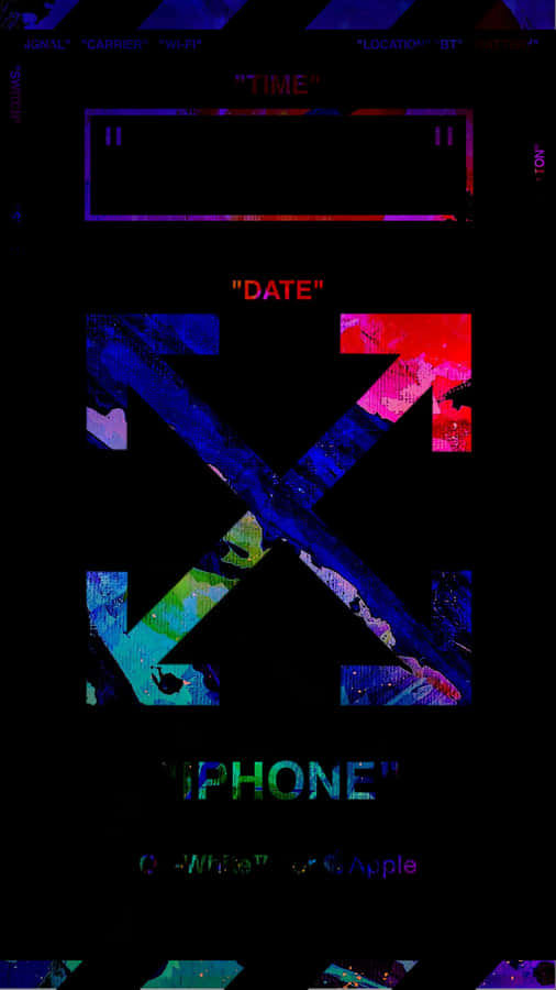 Off White Iphone Colorful Logo Wallpaper
