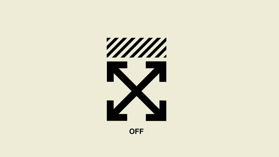 Off White Logo Iconic Hype Design Wallpaper