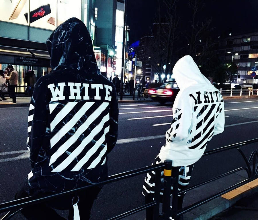 Off White Logo Jacket Wallpaper