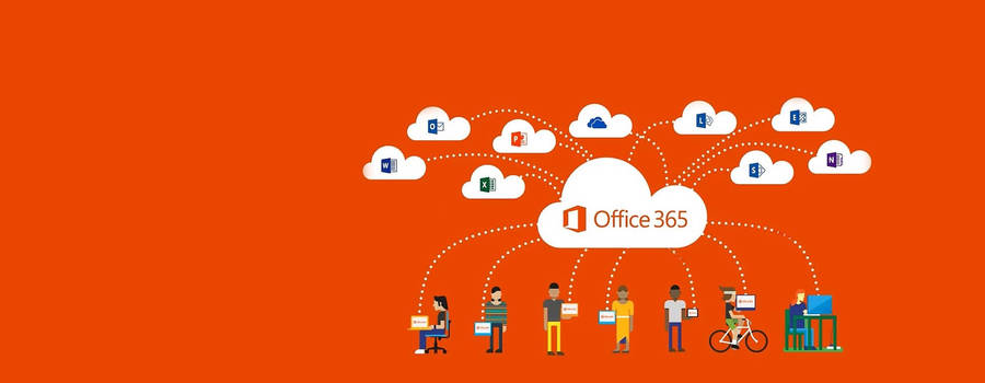 Office 365 Cloud Server Wallpaper