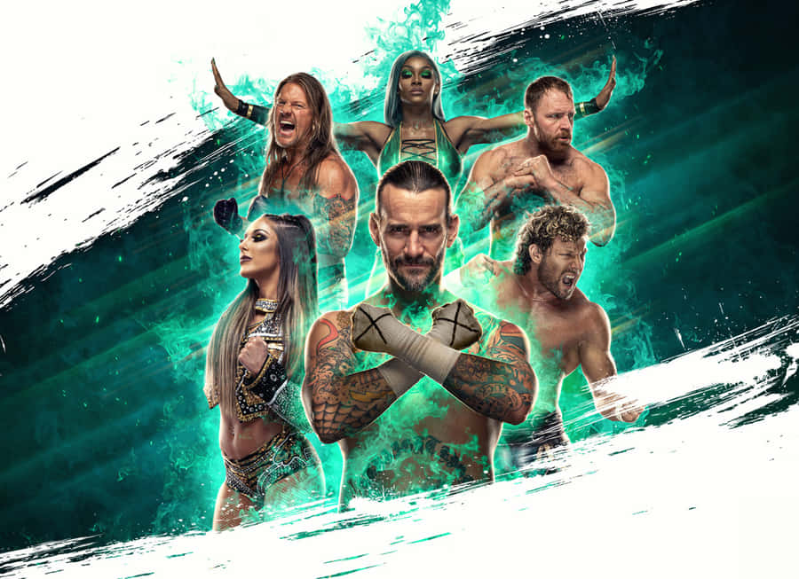 Official Aew Poster Wallpaper