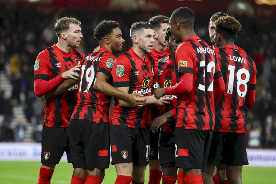 Official Afc Bournemouth Football Players Wallpaper