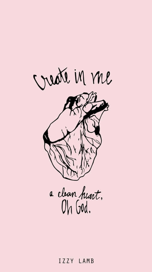 Oh God Girly Bible Verse Wallpaper