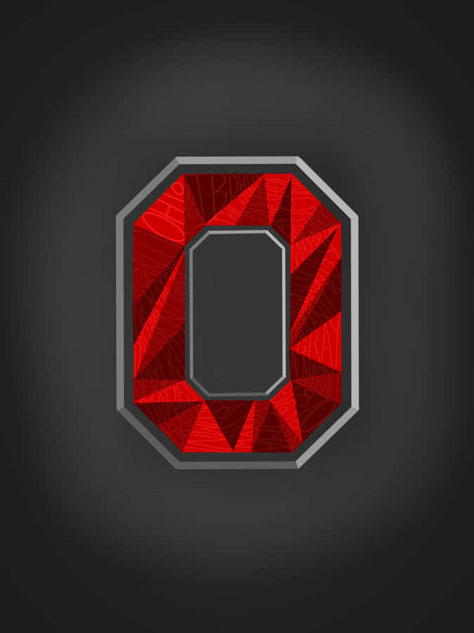 Ohio State Logo On A Black Background Wallpaper