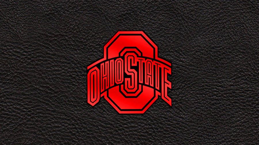 Ohio State University Leather Texture Wallpaper