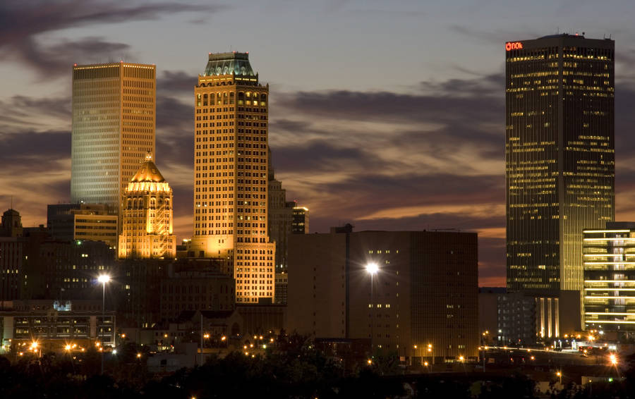 Oklahoma City Iconic Buildings Wallpaper