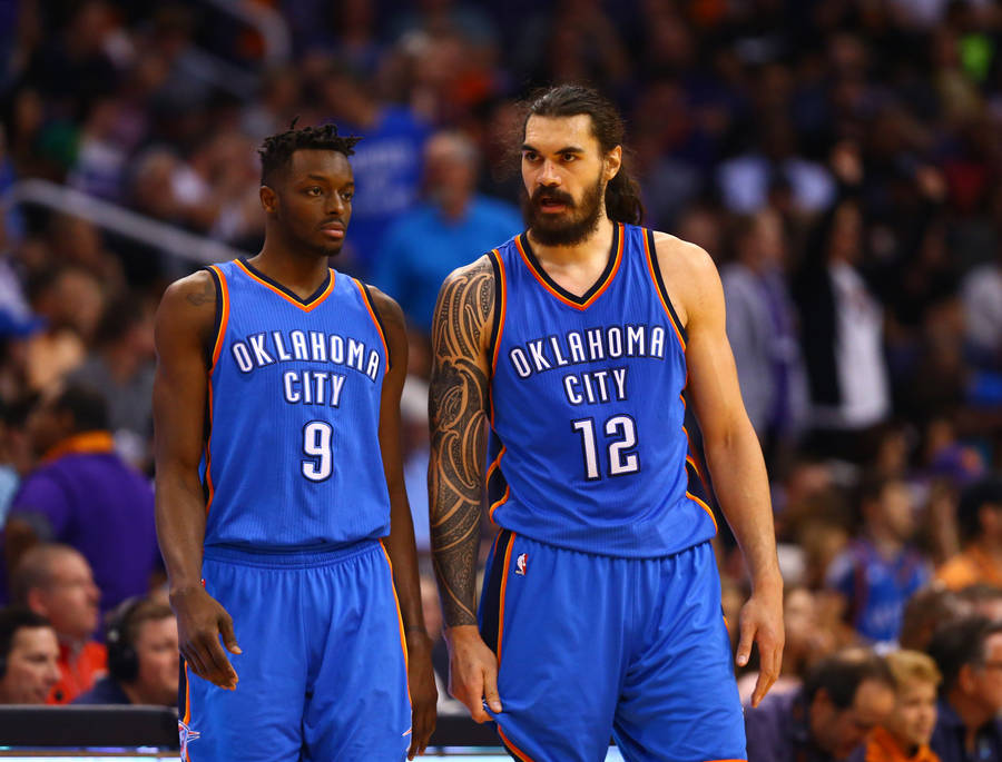 Oklahoma City Jerami Grant And Steven Adams Wallpaper