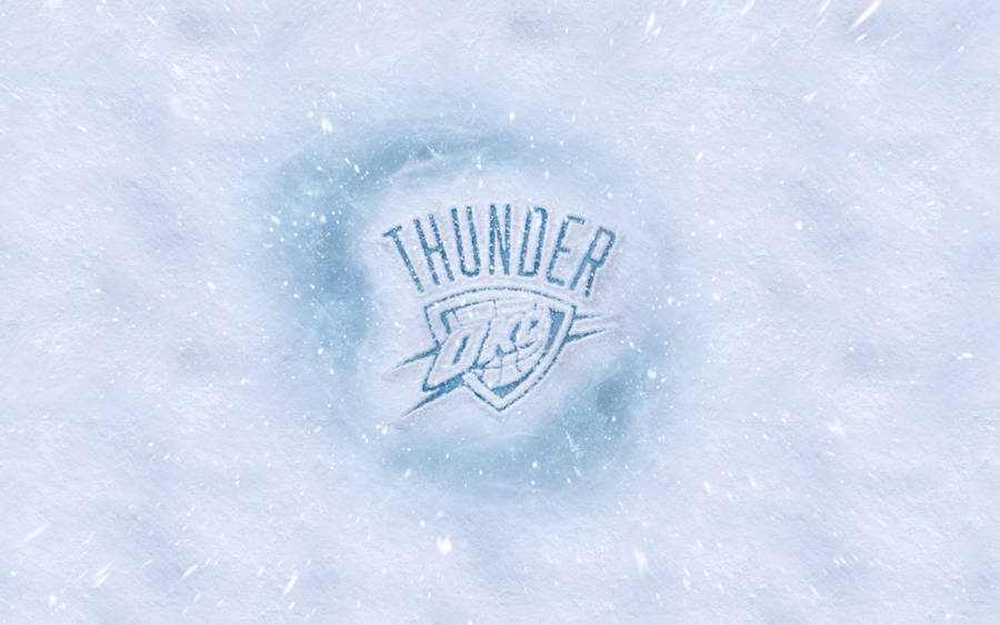 Oklahoma City Thunder Blizzard Art Wallpaper