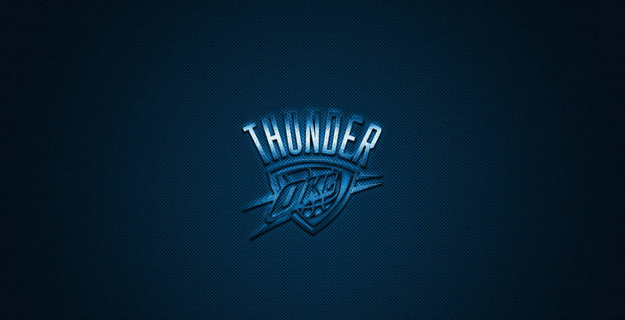 Oklahoma City Thunder Blue Abstraction Wallpaper