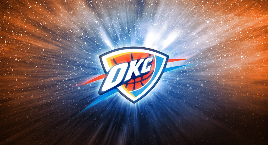 Oklahoma City Thunder Futuristic Art Wallpaper