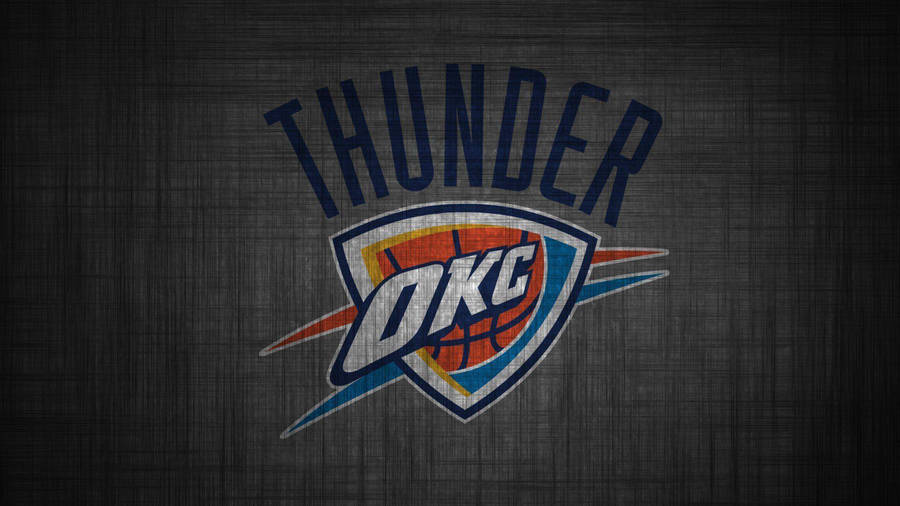 Oklahoma City Thunder Graph Art Wallpaper