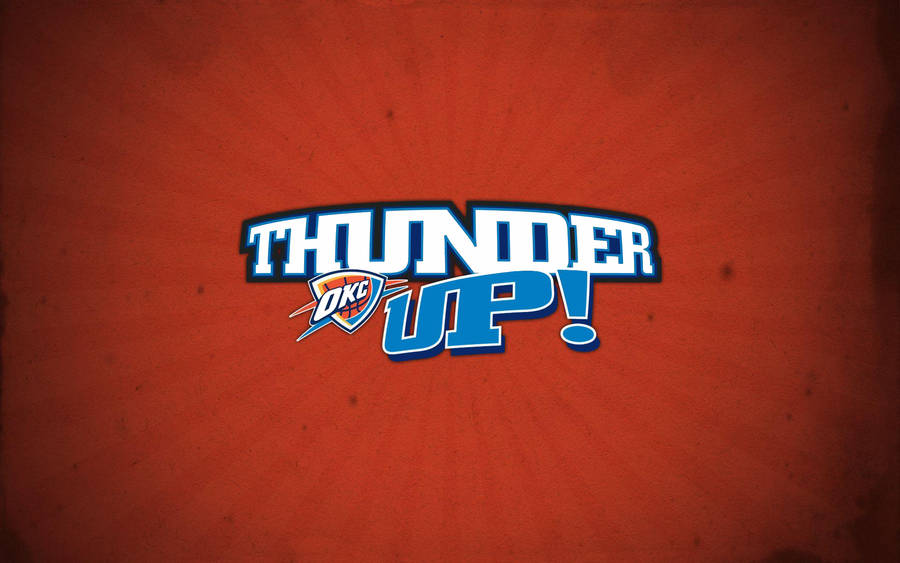 Oklahoma City Thunder Up Illustration Wallpaper