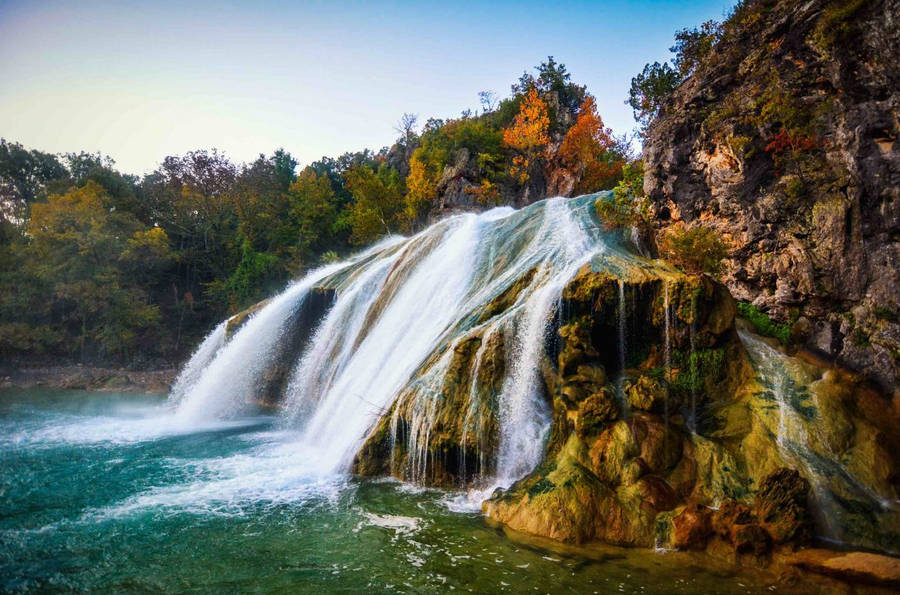 Oklahoma Turner Falls Us Wallpaper