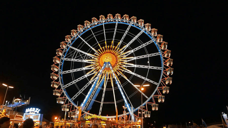 Oktoberfest Ferris Wheel Wallpaper