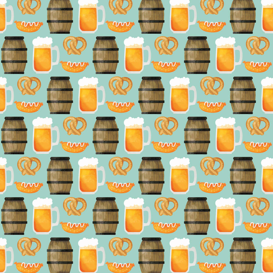 Oktoberfest Food And Drinks Wallpaper