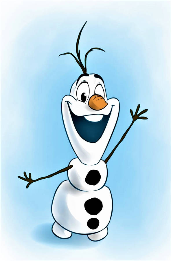 Olaf Digital Drawing Wallpaper