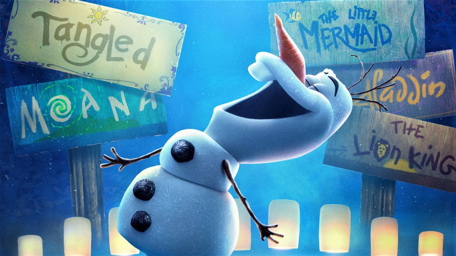 Olaf Disney Movie Wallpaper