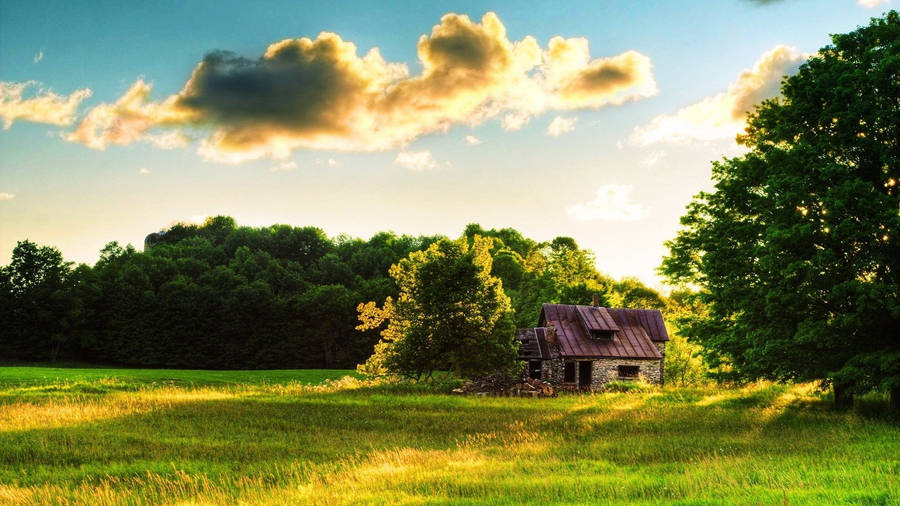 Old Abandoned Farmhouse Wallpaper