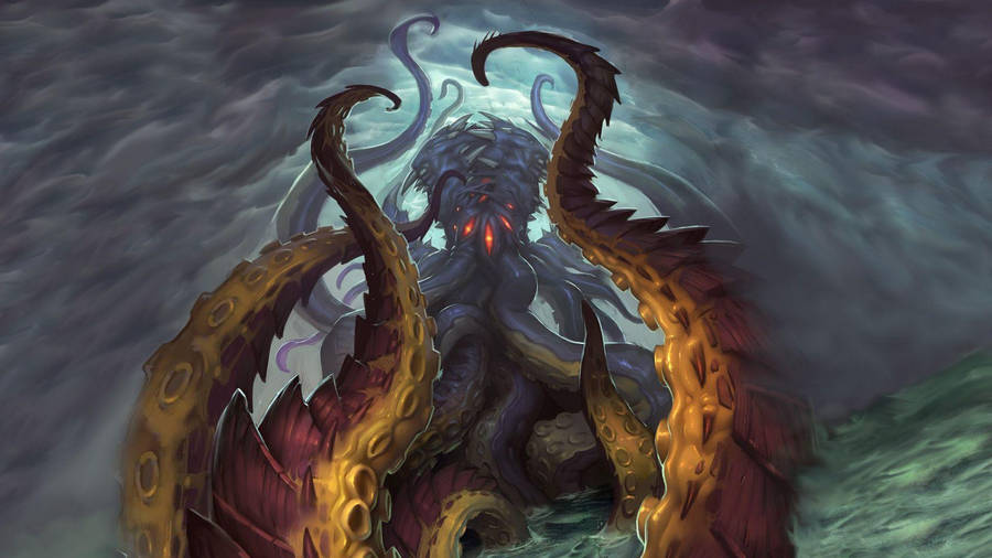 Old God N'zoth Of Hearthstone Wallpaper