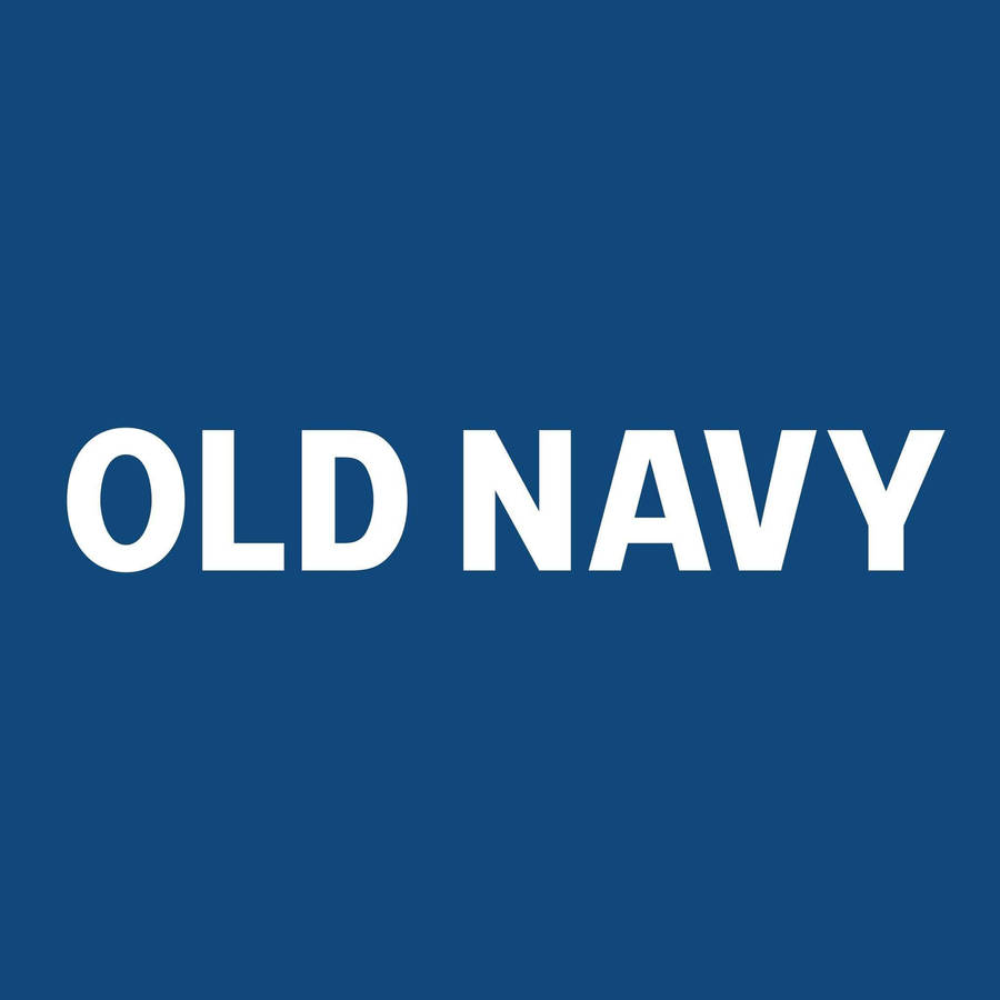 Old Navy Logo Blue Background Wallpaper