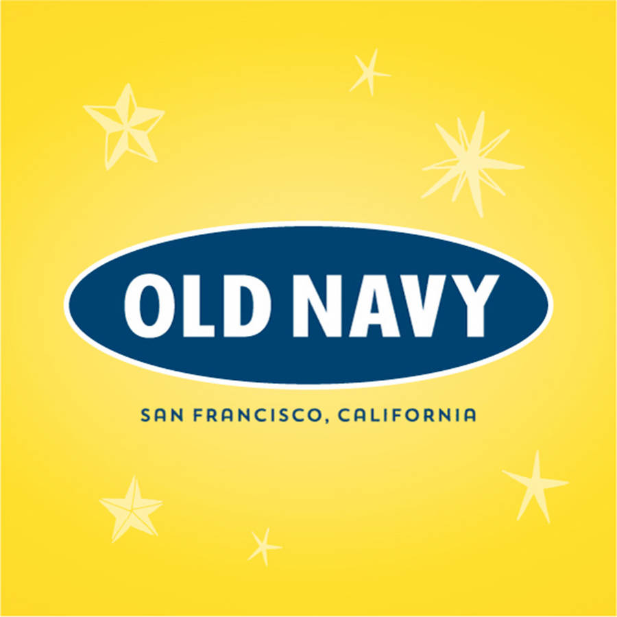 Old Navy Logo Yellow Stars Wallpaper