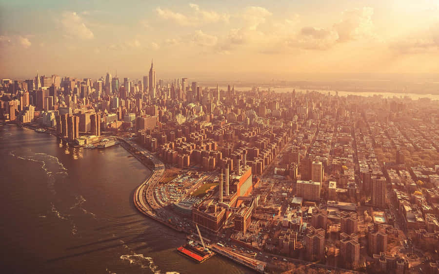 Old New York City Skyscraper Wallpaper