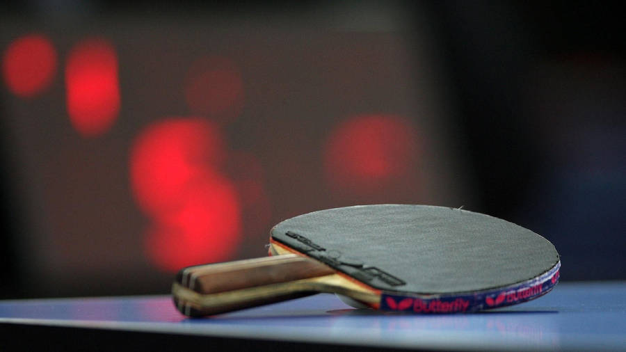 Old Overused Table Tennis Racket Wallpaper