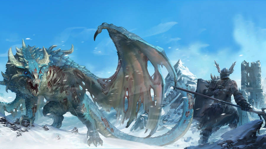 Old School Runescape Snow Encounter Wallpaper