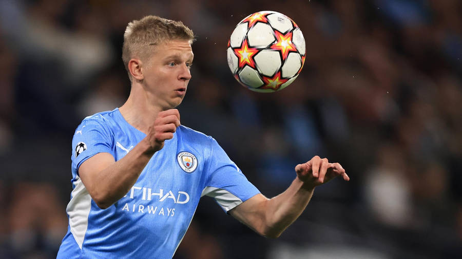 Oleksandr Zinchenko Ball Incoming Wallpaper