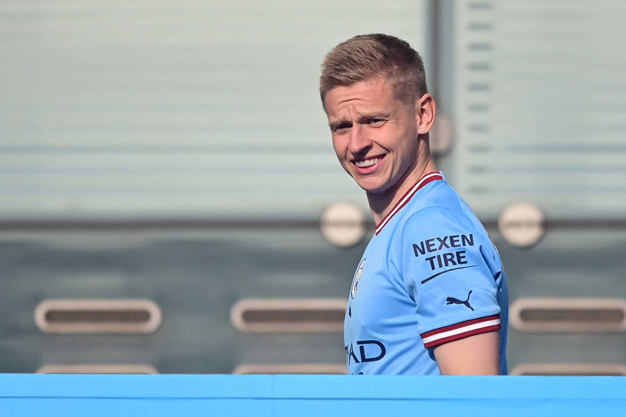 Oleksandr Zinchenko Smile Wallpaper