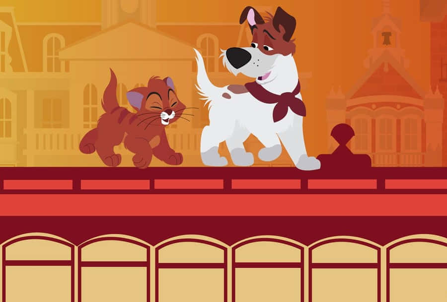 Oliver And Company - Adventures In New York City Wallpaper