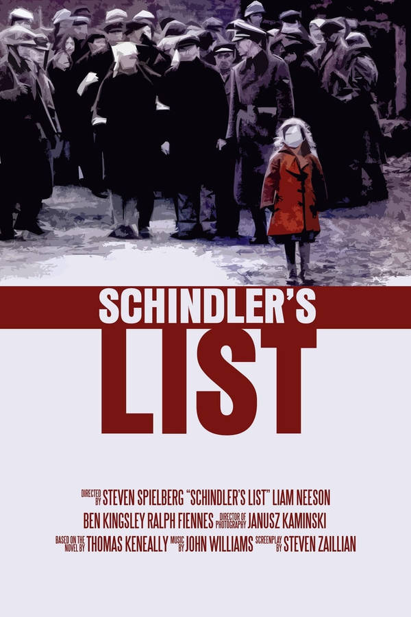 Oliwia Dabrowska As Red Coat Girl In Schindler's List Poster Wallpaper