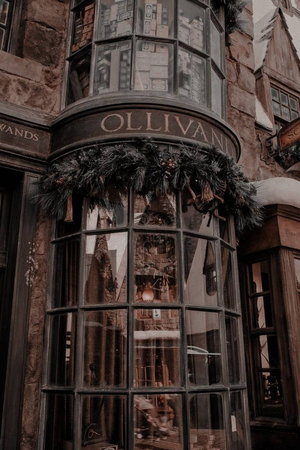 Ollivanders Wand Shop Hp Aesthetic Wallpaper