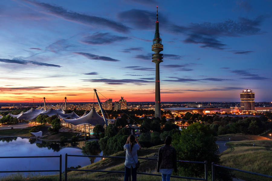 Olympiapark In Munich Wallpaper