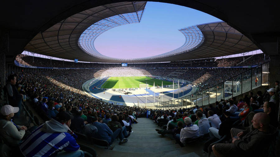 Olympiastadion Berlin Football Stadium Wallpaper