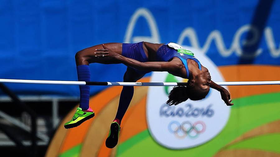 Olympic Sports High Jump Wallpaper