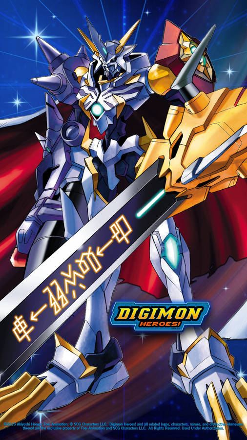 Omnimonx Poster Digimon Heroes Hd Wallpaper