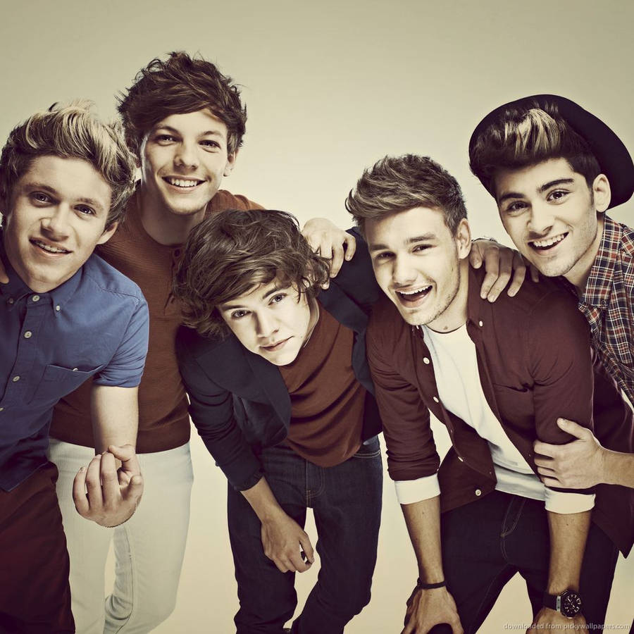 One Direction Sepia Portrait Wallpaper