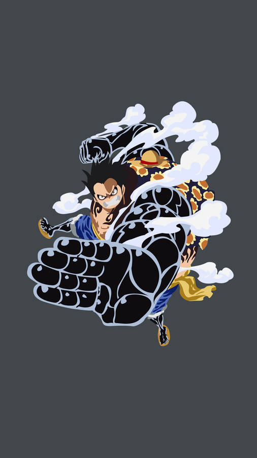 One Piece 4k Luffy Vector Art Wallpaper