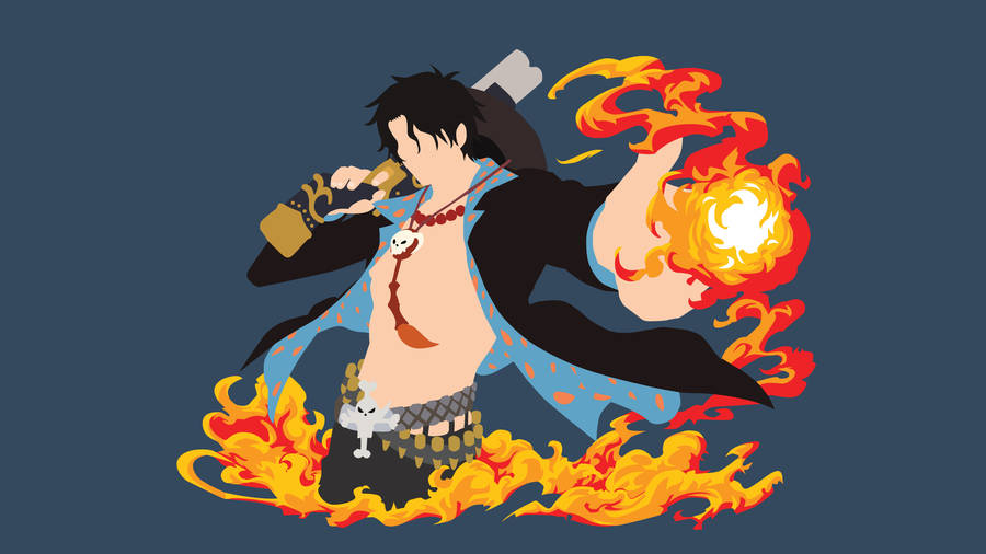 One Piece 4k Portgas D. Ace Wallpaper