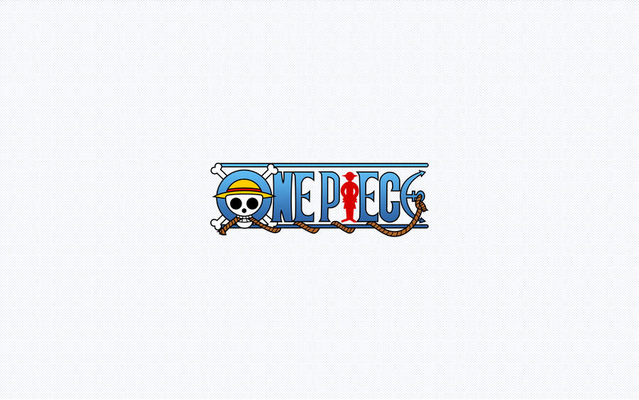 One Piece Logo Dotted Wallpaper