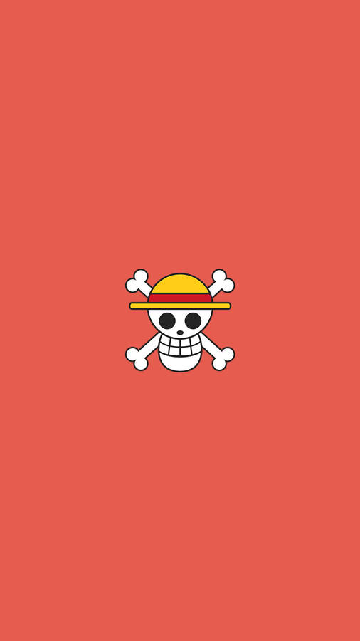 One Piece Logo Red Wallpaper