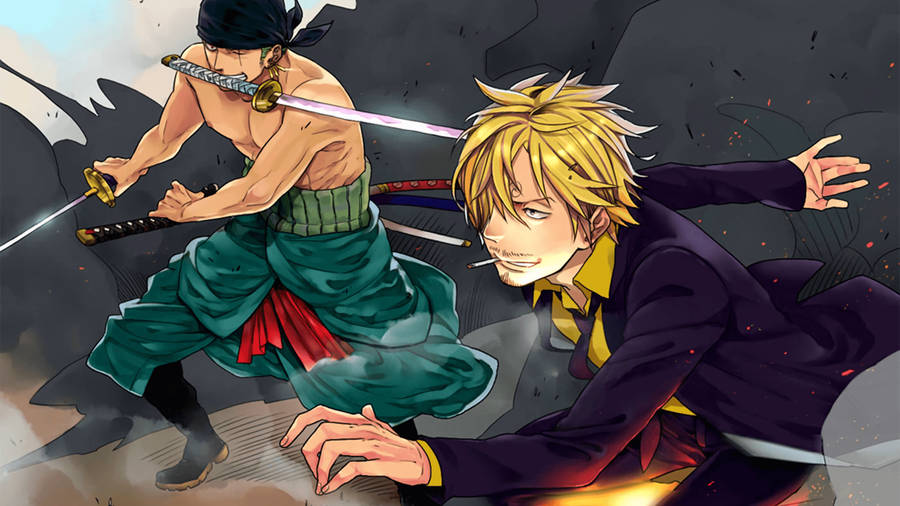 One Piece Sanji And Zoro Wallpaper