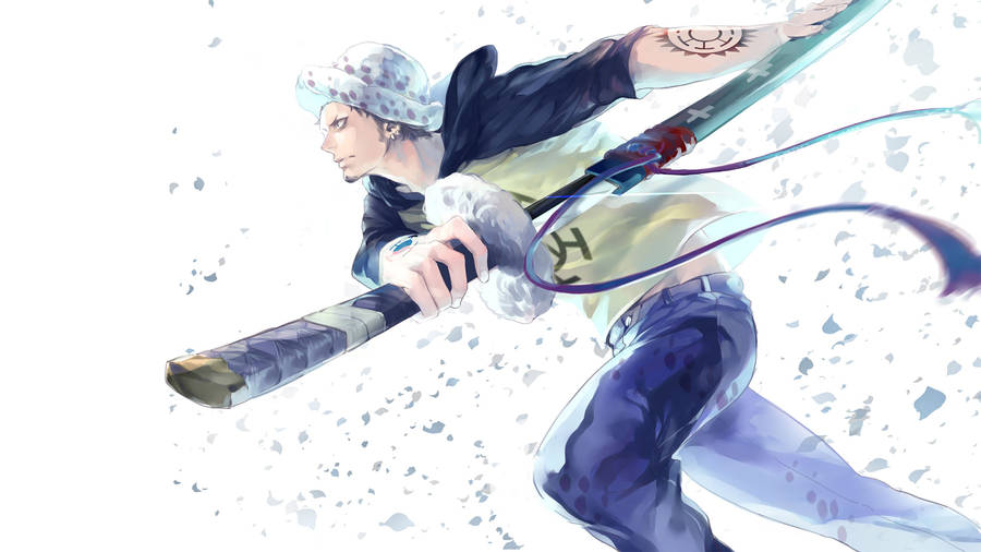 One Piece Trafalgar Law Fanart Wallpaper