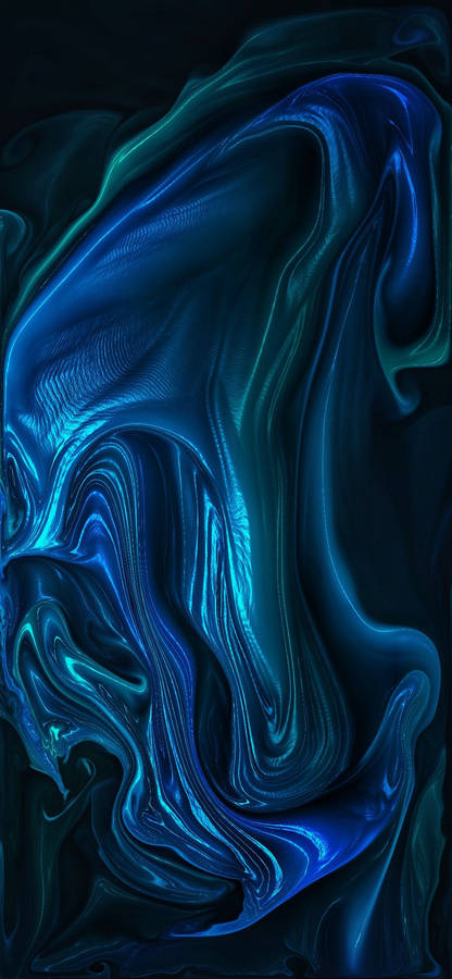 Oneplus 9r Blue Paint Abstract Art Wallpaper