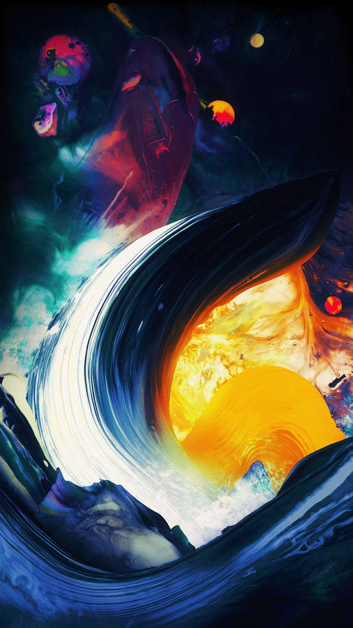 Oneplus Abstract Sci-fi Art Wallpaper