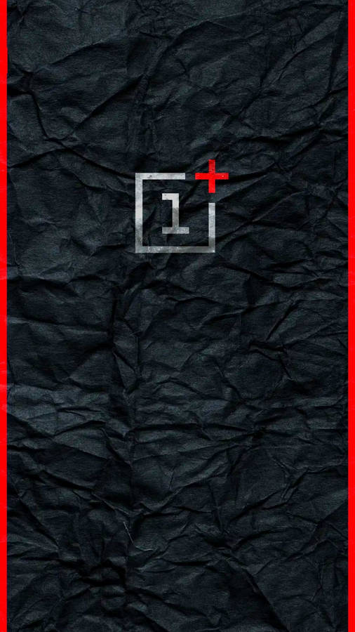 Oneplus Nord Logo On Crumple Wallpaper