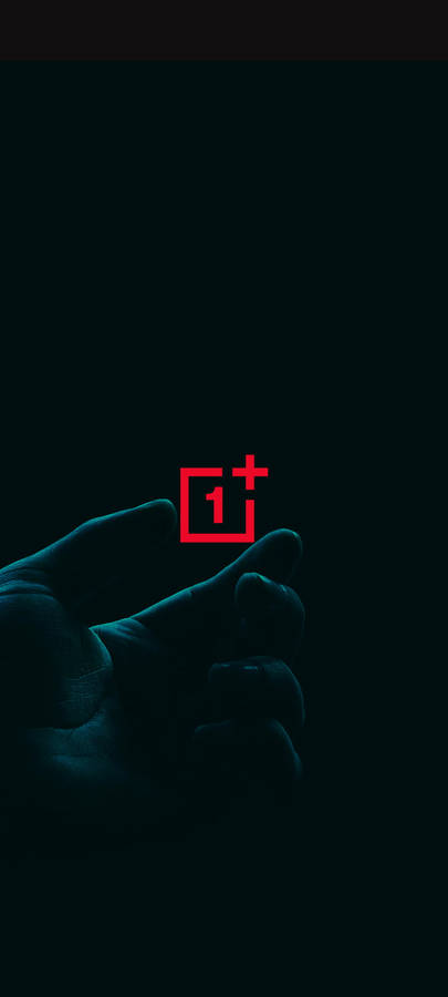 Oneplus Nord Logo With Hand Wallpaper